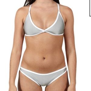 Small silver hoaka bikini